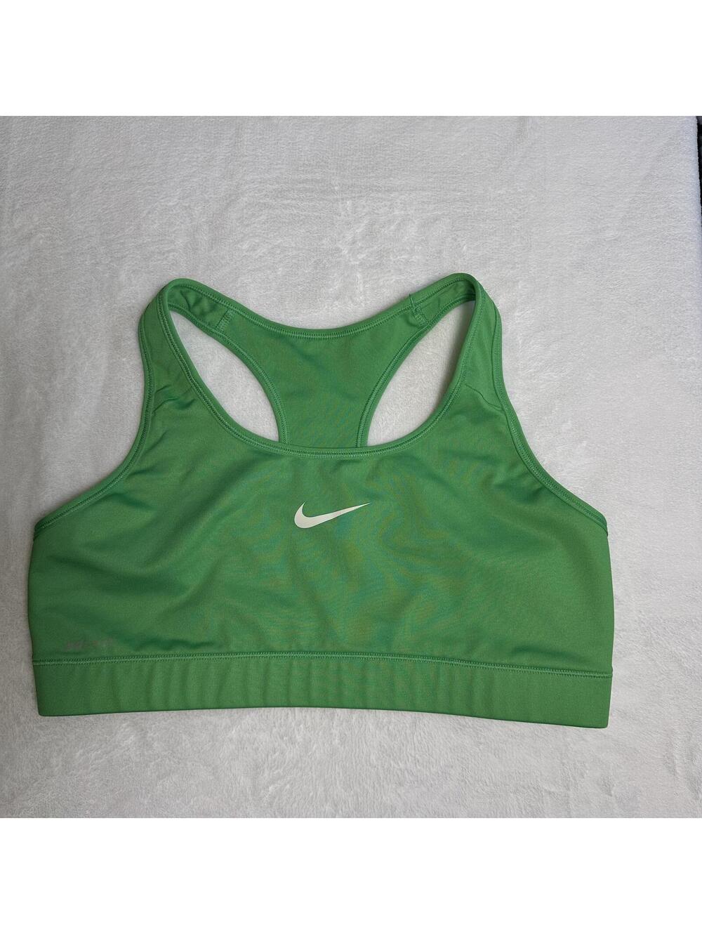 Nike Green Racerback Sports Bra Medium